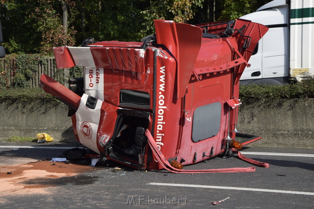 Schwerer VU PKlemm A 57 Rich Innenstadt Hoehe Koeln Chorweiler P034.JPG - Miklos Laubert